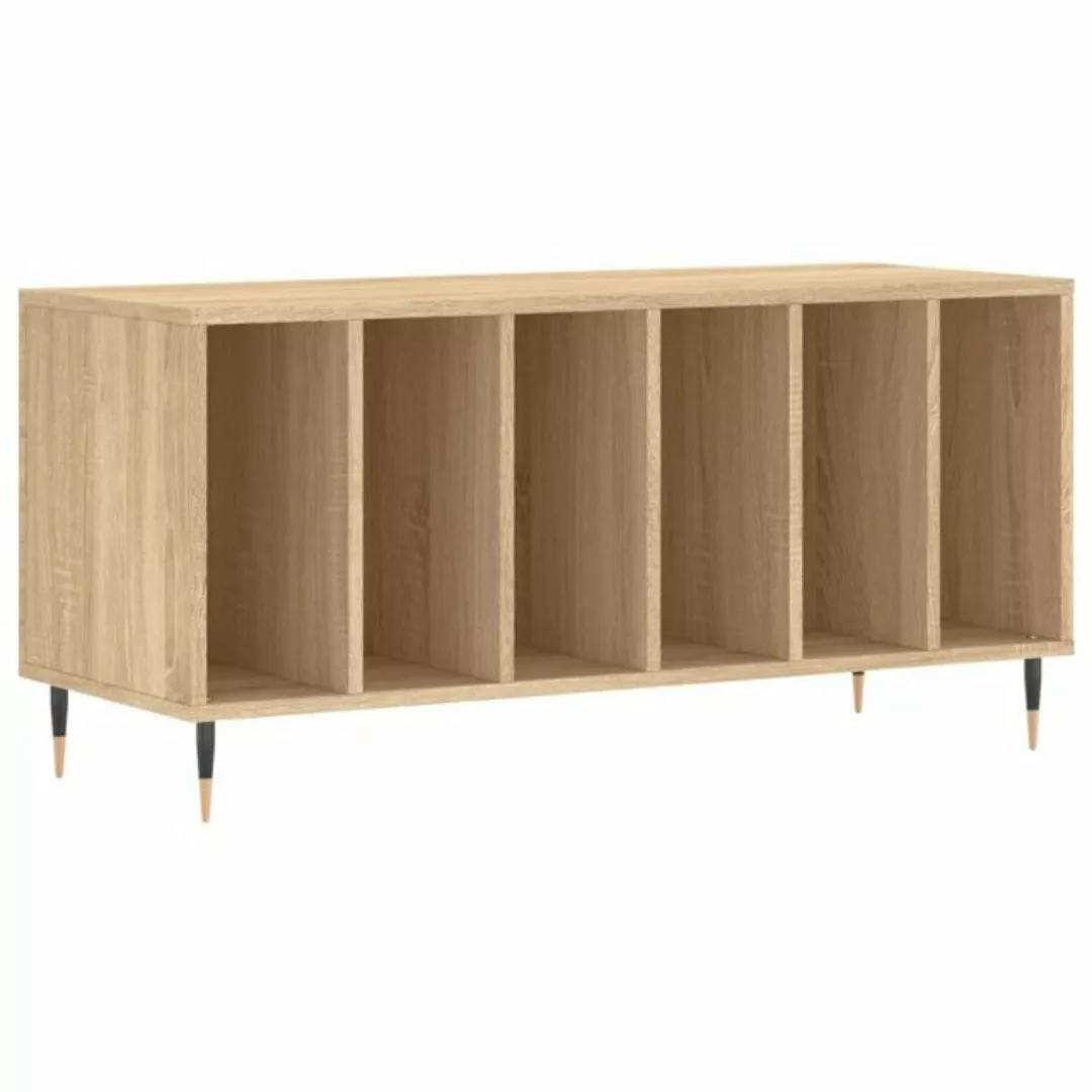 vidaXL Beistellschrank Plattenschrank Sonoma-Eiche 100x38x48 cm Holzwerksto günstig online kaufen