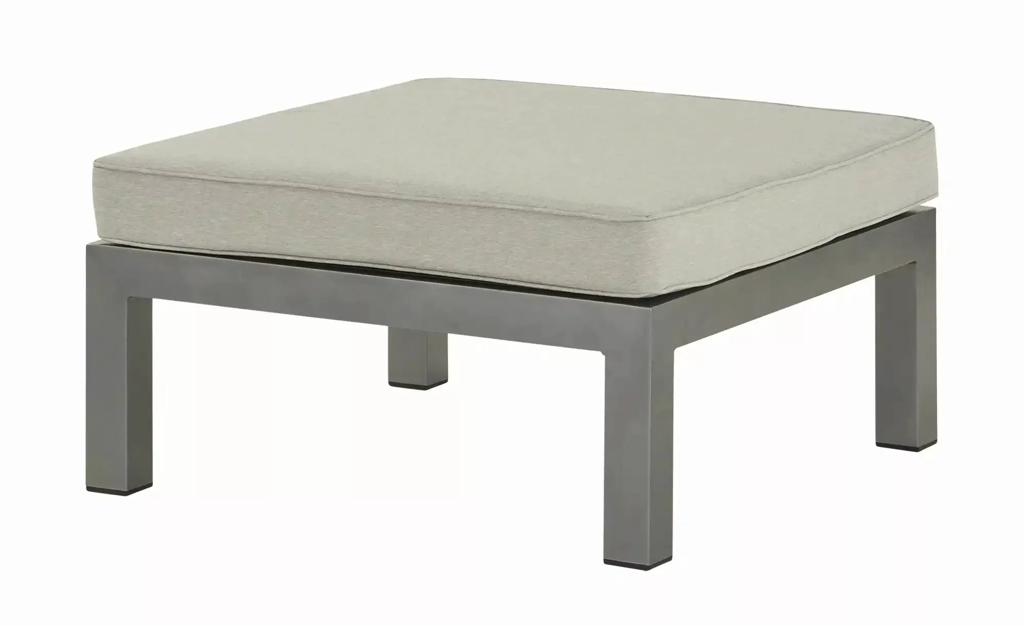 KHG Ottomane/ Hocker  Seattle ¦ grau ¦ Maße (cm): B: 77 H: 31 T: 77.0 Garte günstig online kaufen