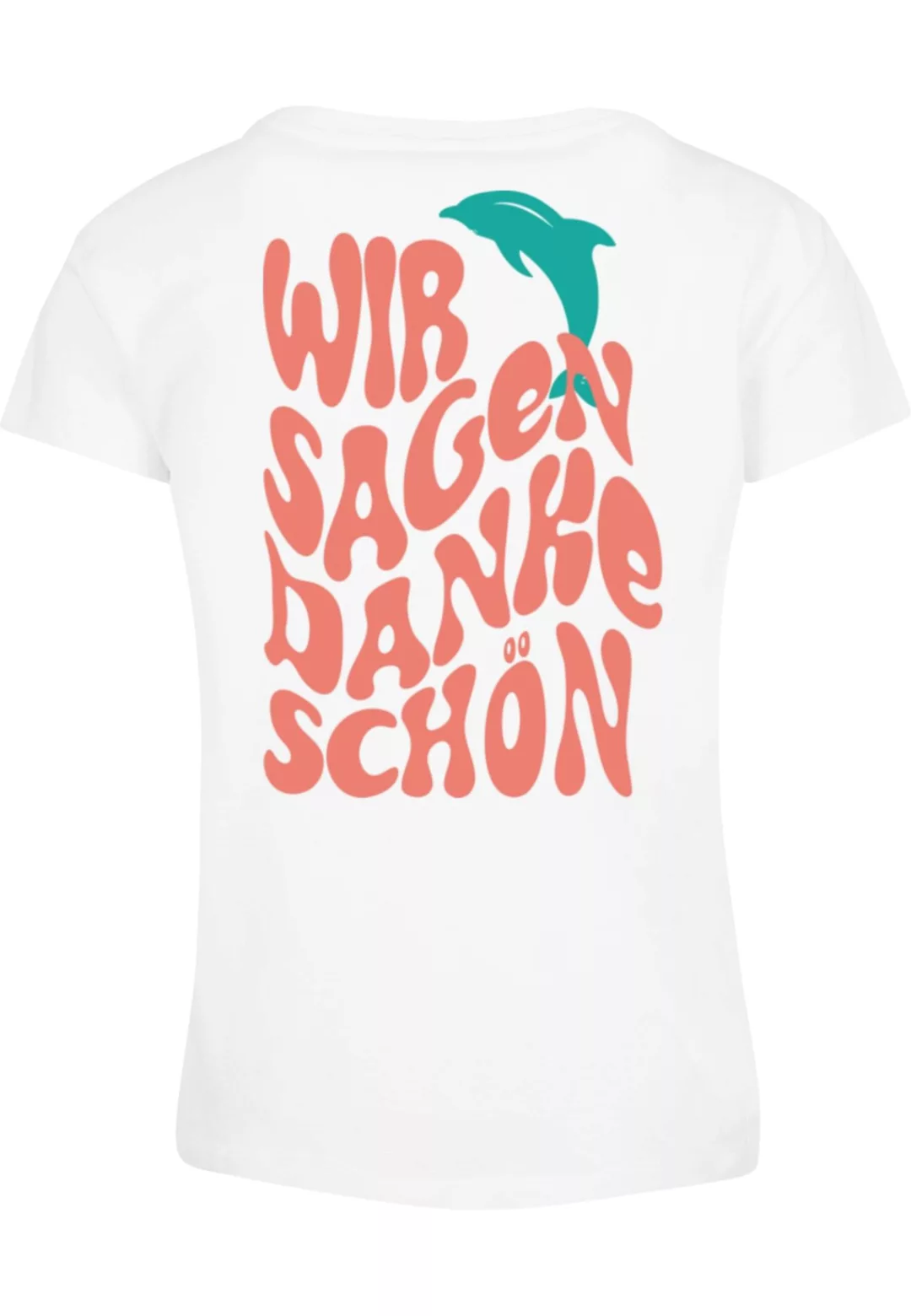 Merchcode T-Shirt "Merchcode Ladies Die Flippers - Wir Sagen Danke Schön T- günstig online kaufen