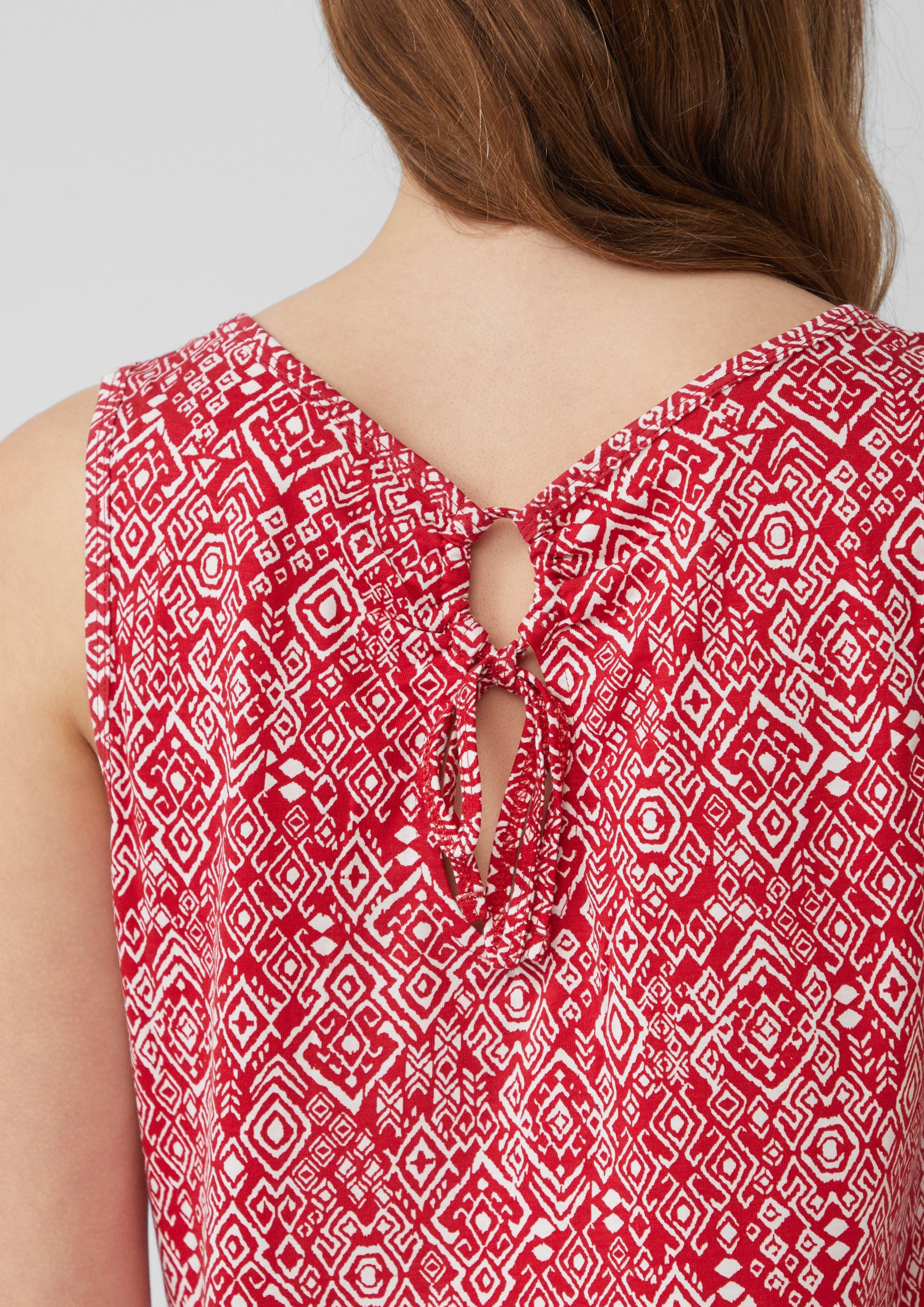 s.Oliver Shirttop Jersey-Top mit Cut-out und günstig online kaufen