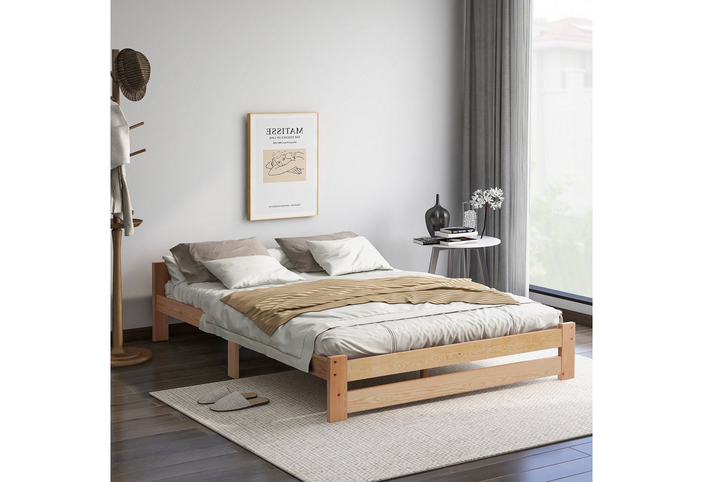 HAUSS SPOLE Bett Doppelbett Holzbett Bettrahmen Kinderbett Jugendbett (mit günstig online kaufen