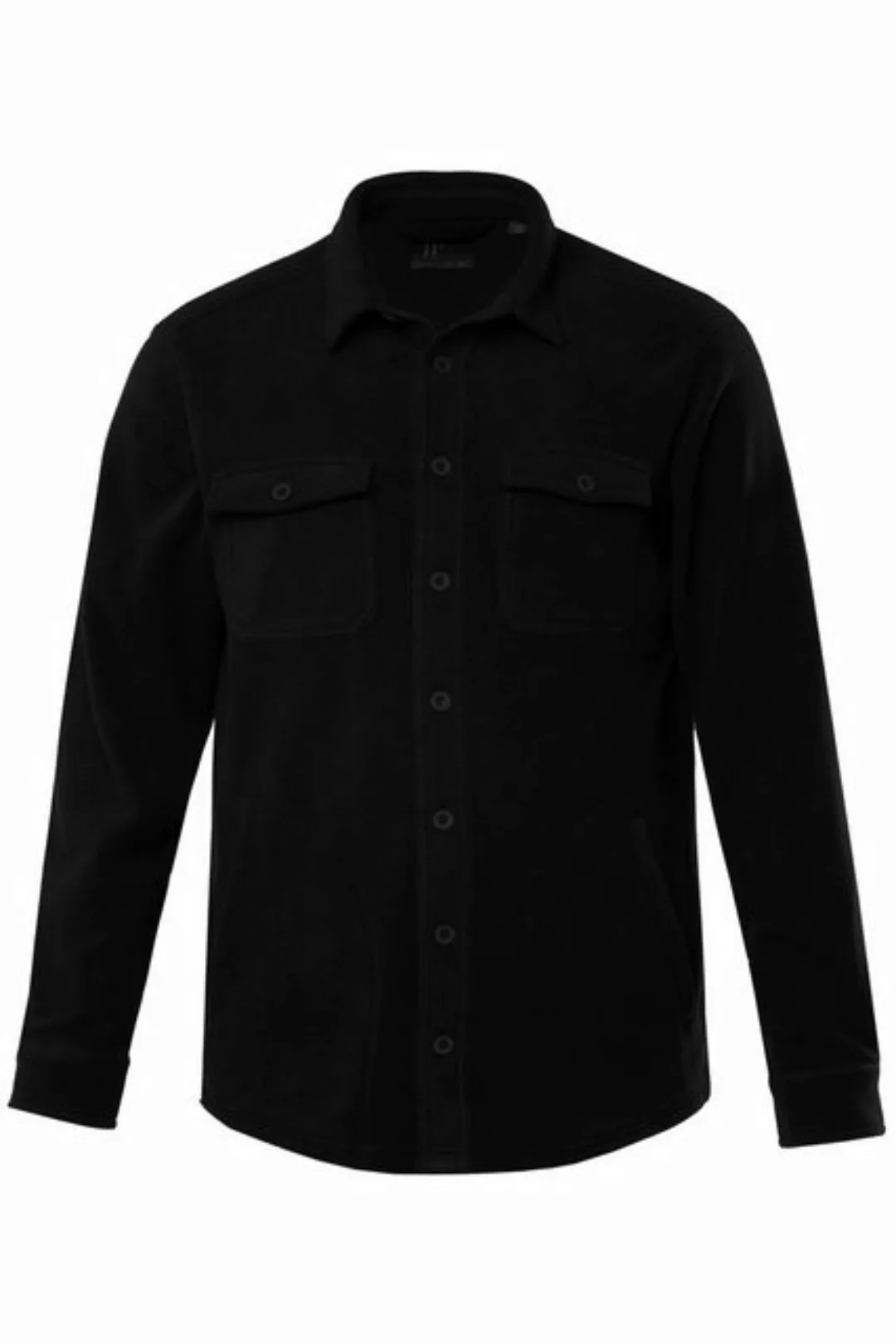 JP1880 Businesshemd JP 1880 Fleece-Overshirt Langarm Kentkragen günstig online kaufen