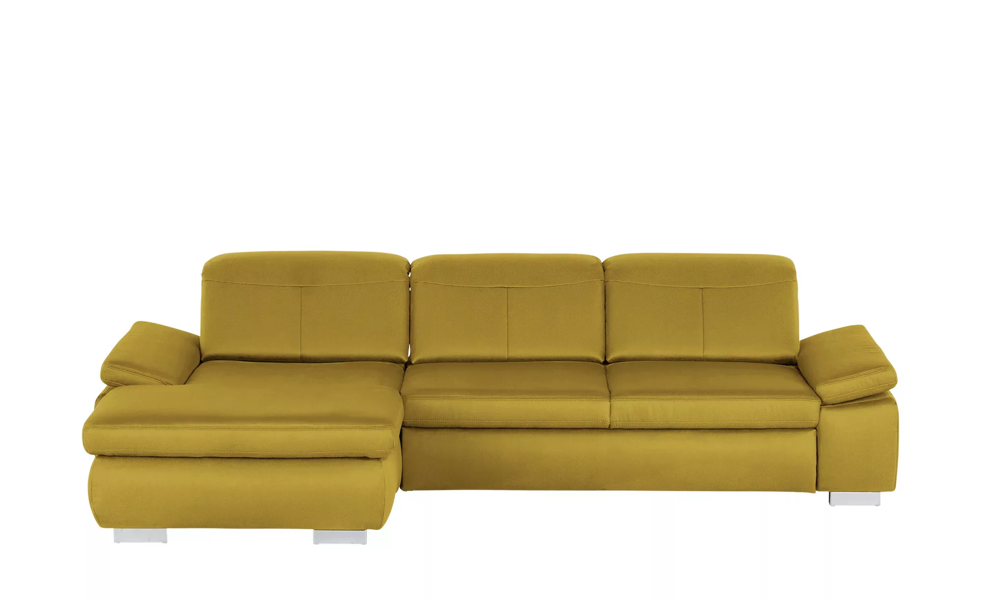 Lounge Collection Ecksofa aus Mikrofaser Kathrin ¦ gelb ¦ Maße (cm): B: 309 günstig online kaufen