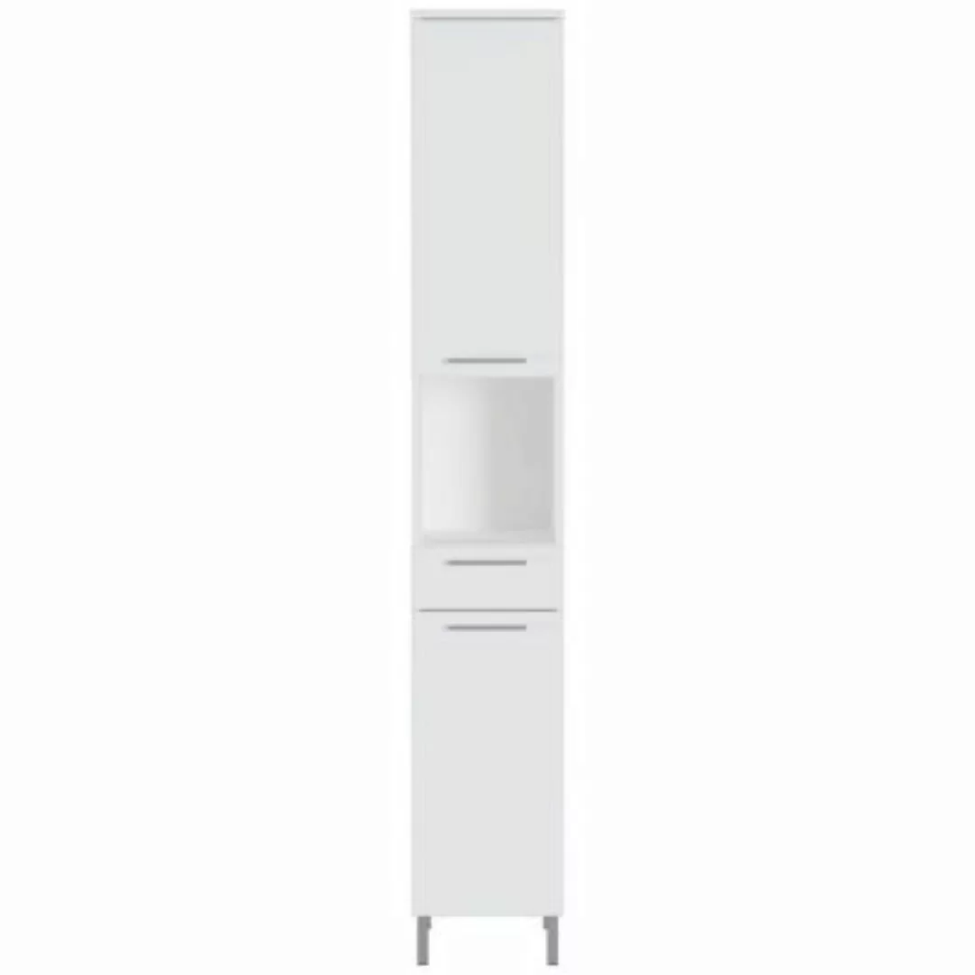 Lomadox Hochschrank Bad AMASYA-01 in weiß, B/H/T: ca. 30/190/35 cm günstig online kaufen