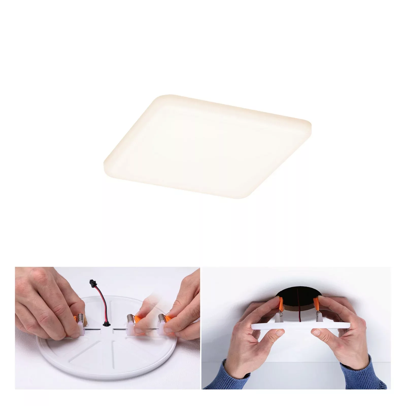LED Deckenleuchte Veluna Varifit in Transparent-satiniert 8,5W 650lm IP44 3 günstig online kaufen
