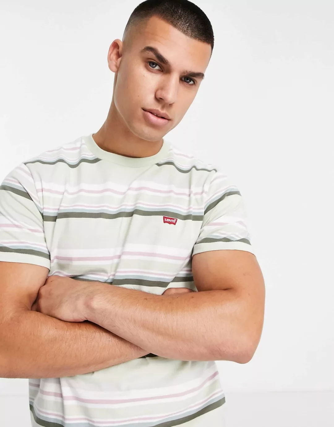 Levi´s ® The Original Kurzarm T-shirt XS Sun Fade Stripe A günstig online kaufen