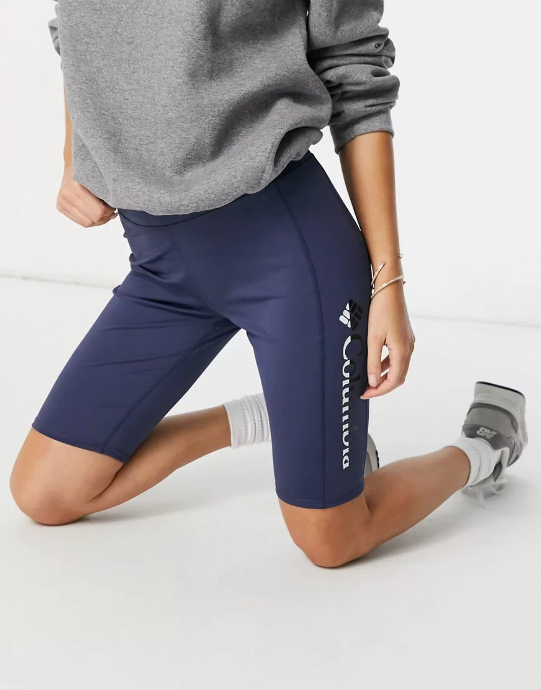 Columbia – River – Leggings-Shorts in Marineblau günstig online kaufen