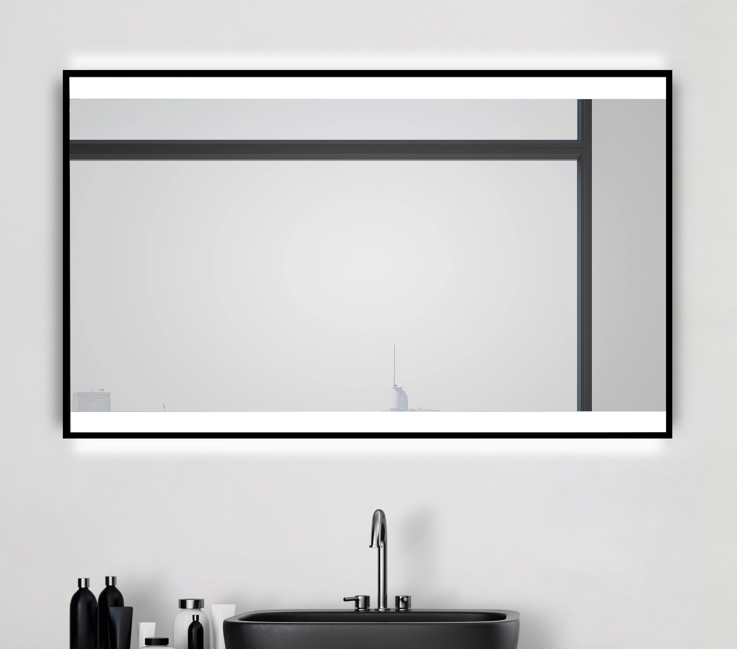 Talos Badspiegel "BLACK SHINE", (Komplett-Set), in verschiedenen Größen erh günstig online kaufen