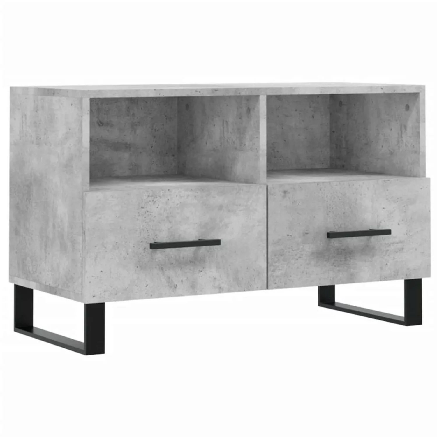 vidaXL TV-Schrank TV-Schrank Betongrau 80x36x50 cm günstig online kaufen