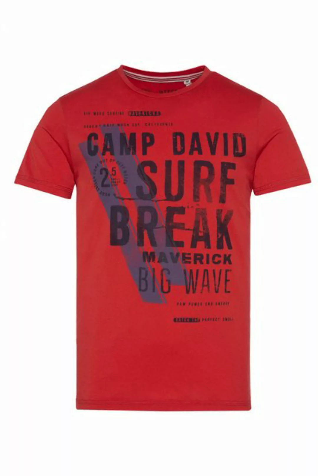 CAMP DAVID T-Shirt in vorgewaschner Optik günstig online kaufen