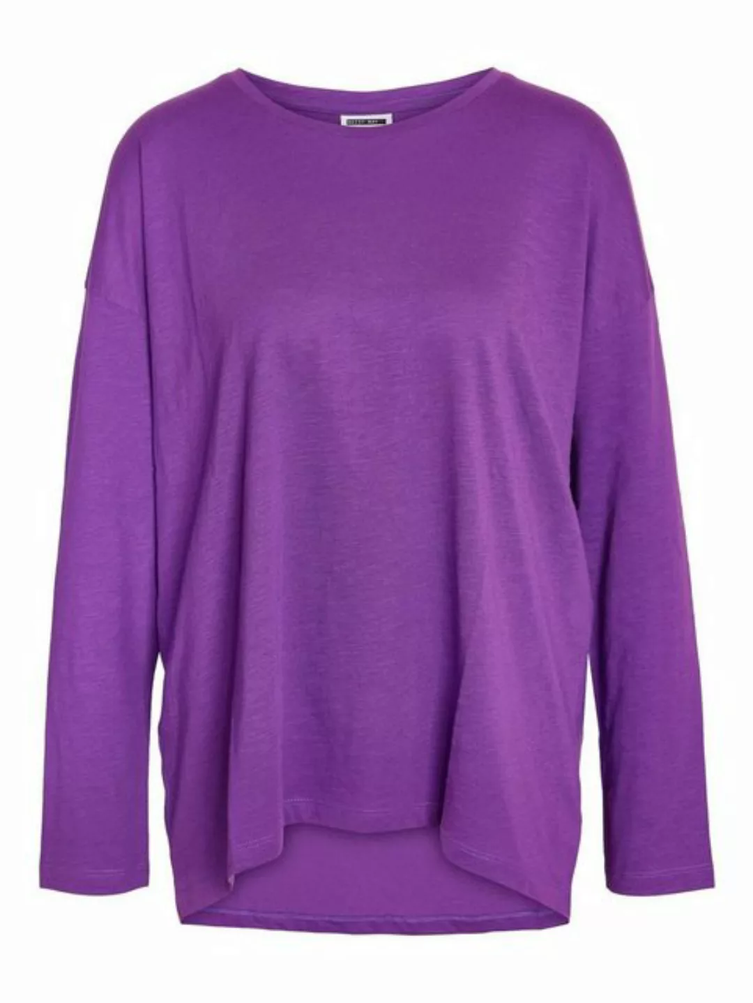 Noisy may Longpullover Lockeres Langarm Basic Shirt NMMATHILDE 5439 in Lila günstig online kaufen