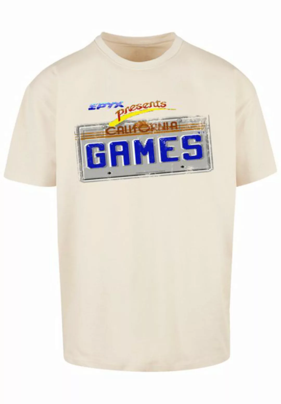 F4NT4STIC T-Shirt "California Games Plate", Print günstig online kaufen