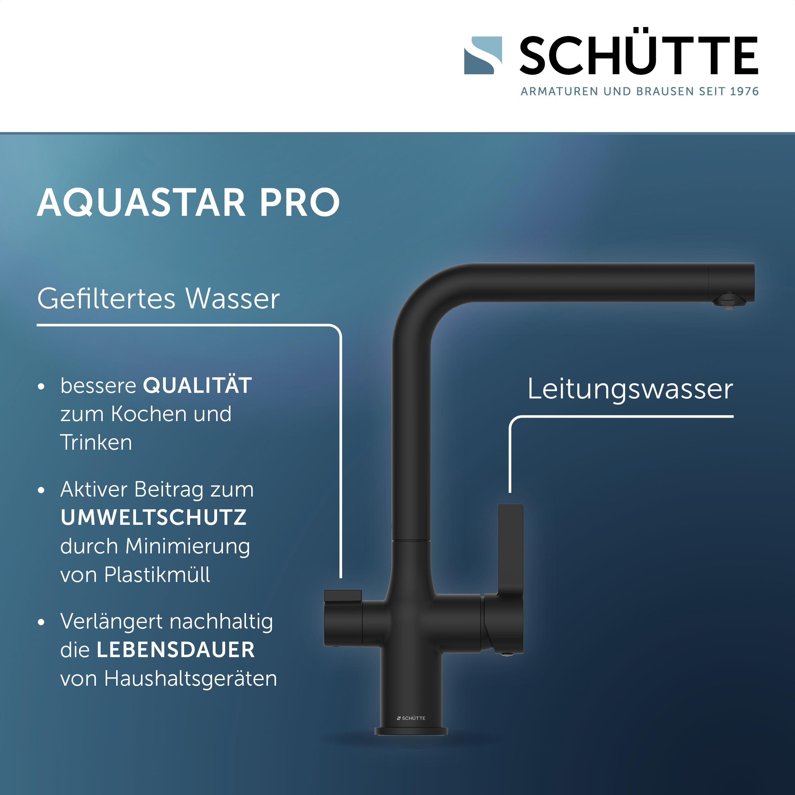 Schütte Spültischarmatur »AQUASTAR PRO«, mit Filtersystem für Trinkwasser, günstig online kaufen