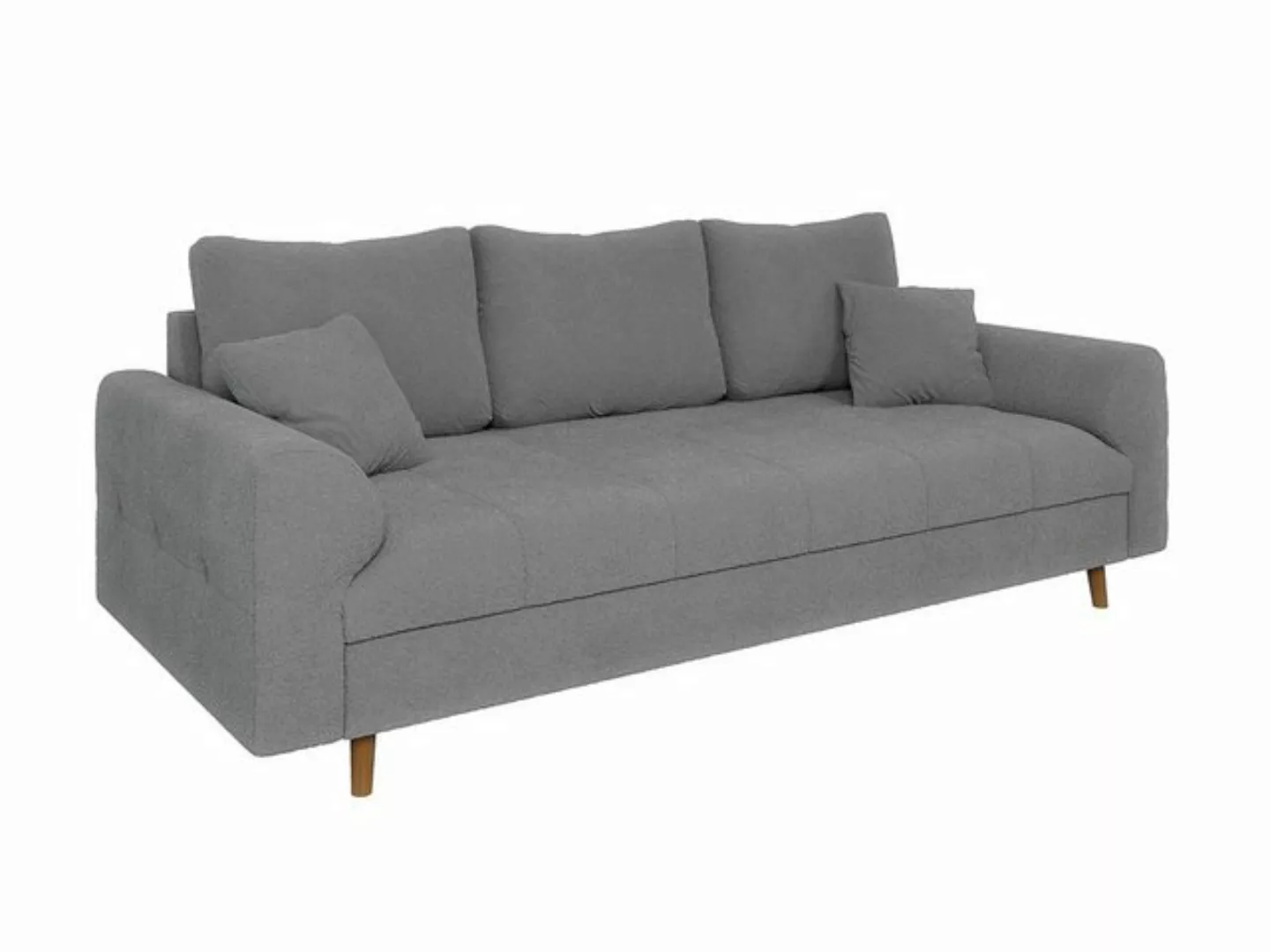 S-Style Möbel 3-Sitzer Sofa Leif mit Holzfüßen im skandinavischen Stil aus günstig online kaufen