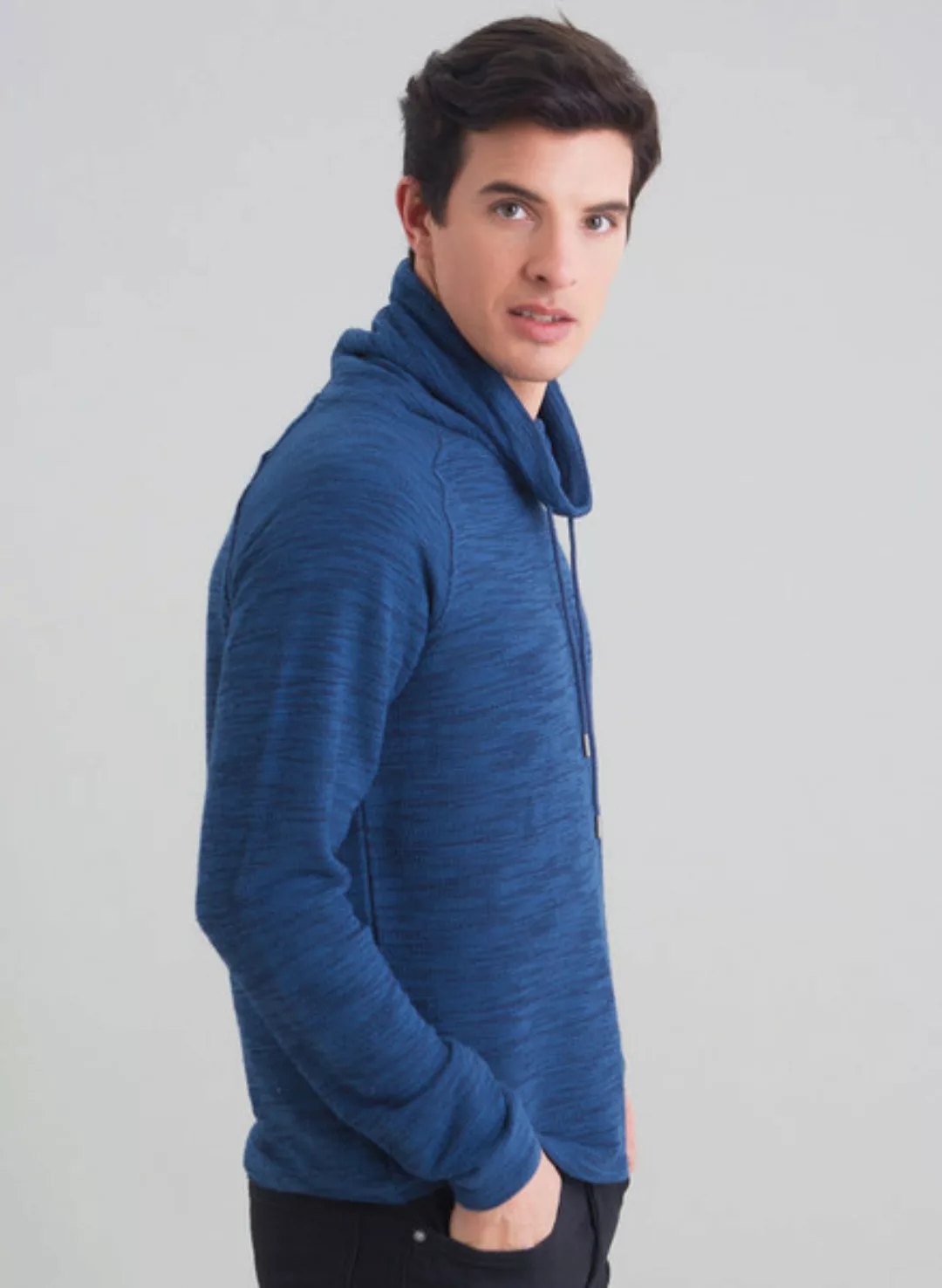 Schalkragen Sweatshirt Aus Bio Baumwolle günstig online kaufen