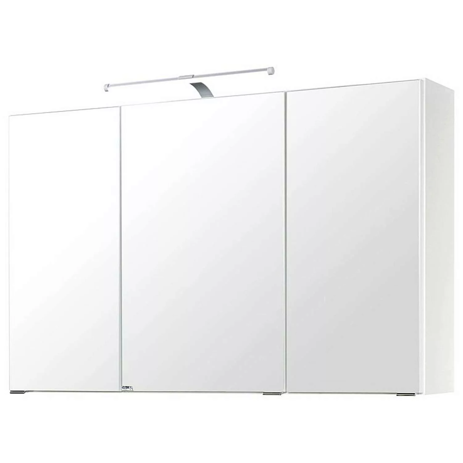 Spiegelschrank 100cm weiß PADUA-03 LED-Aufbauleuchte, B/H/T ca. 100/64/20 c günstig online kaufen