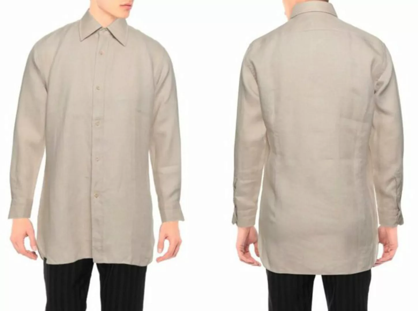 Tom Ford Langarmhemd TOM FORD Iconic Luxury Casual Lino Shirt Leinen Hemd E günstig online kaufen