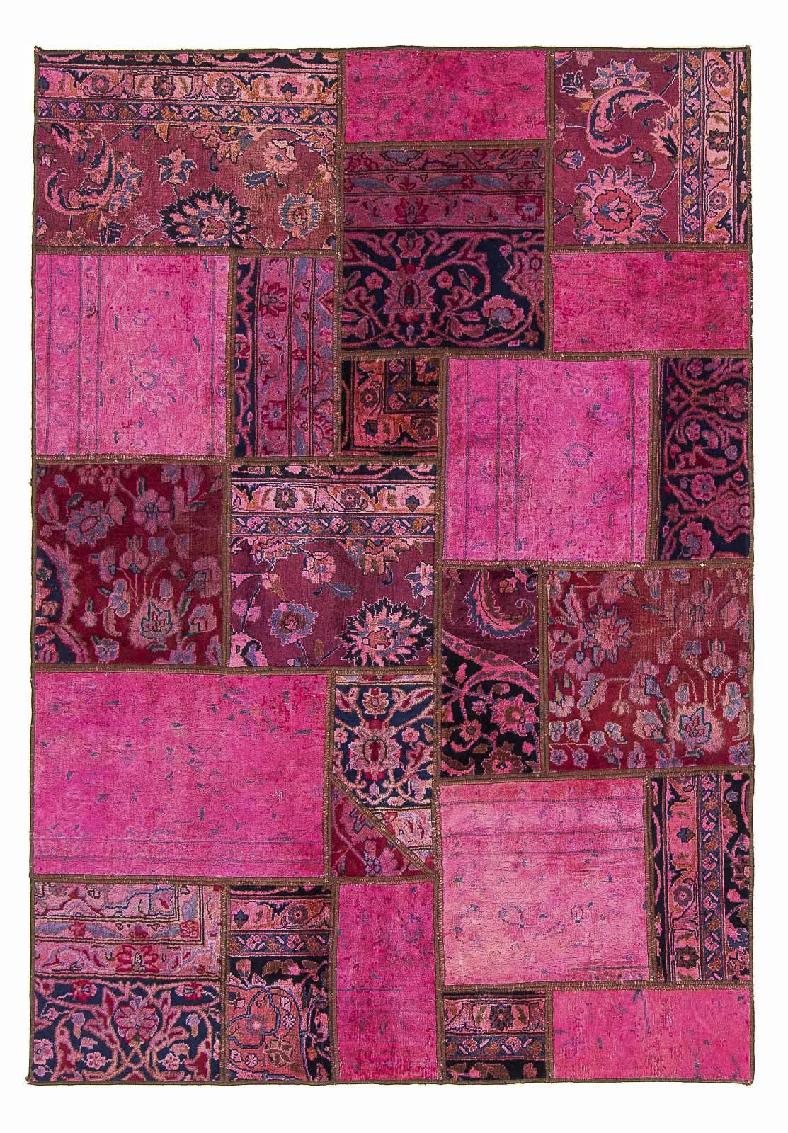 morgenland Wollteppich »Patchwork Patchwork 237 x 146 cm«, rechteckig, 6 mm günstig online kaufen