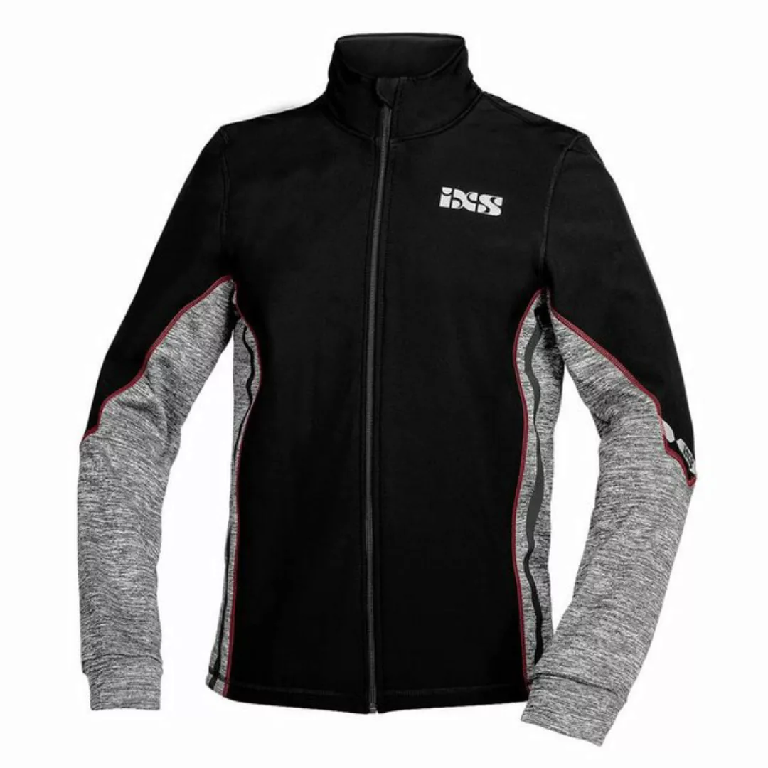 IXS Motorradjacke iXS Funktions-Jacke ICE 1.0 schwarz-grau-rot S günstig online kaufen