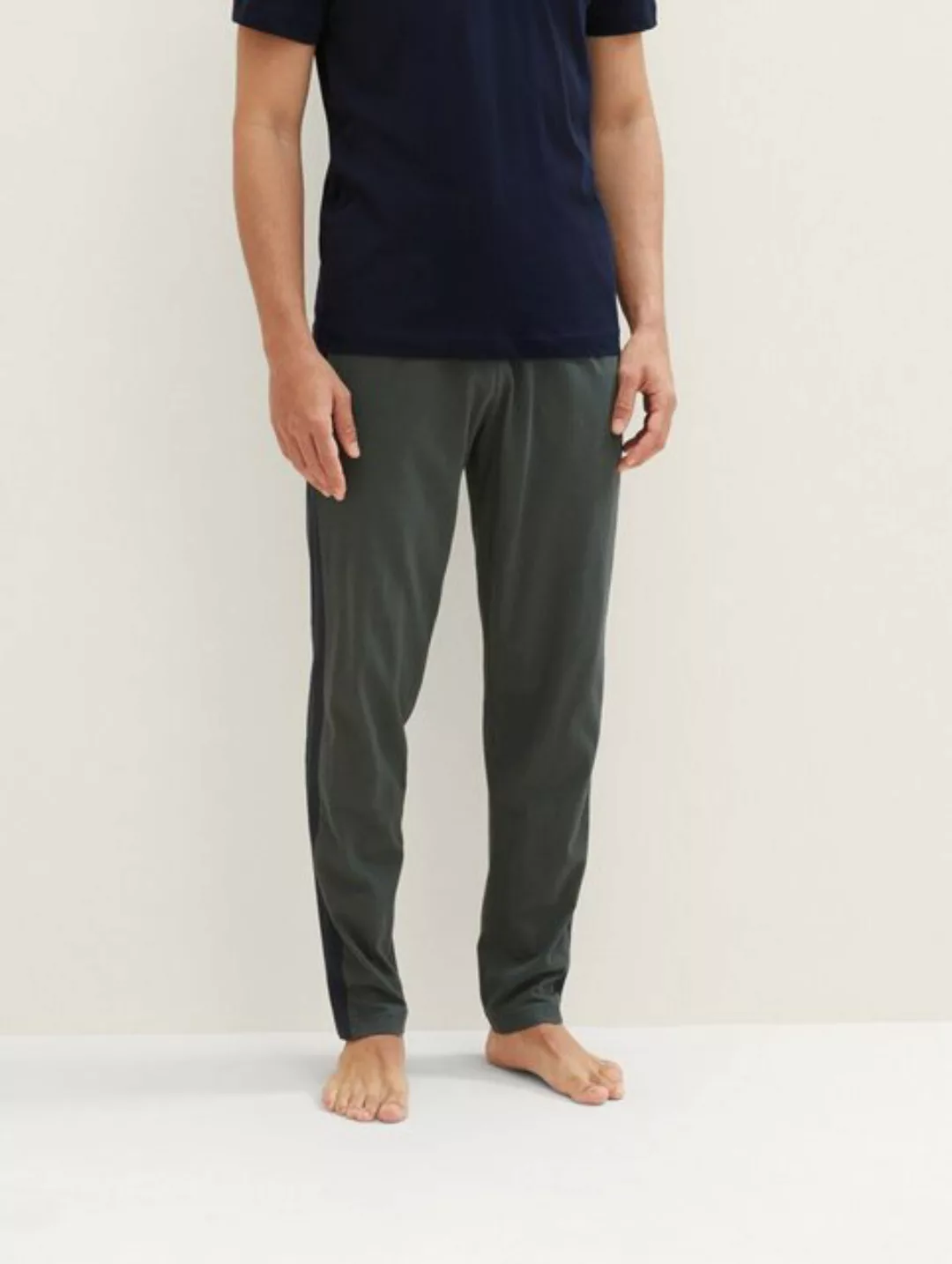 TOM TAILOR Pyjamahose Pyjama-Hose mit Streifenmuster günstig online kaufen