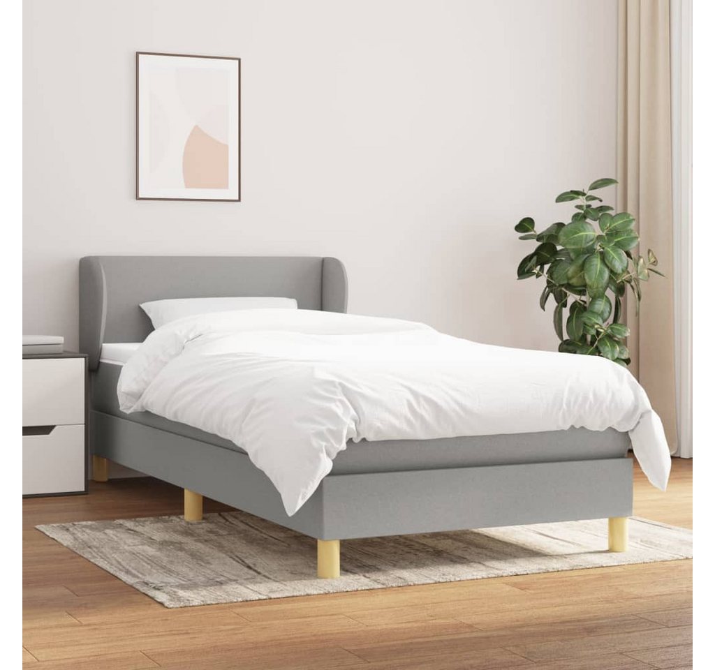 vidaXL Boxspringbett Bett Boxspringbett mit Matratze & Topper Stoff verschi günstig online kaufen