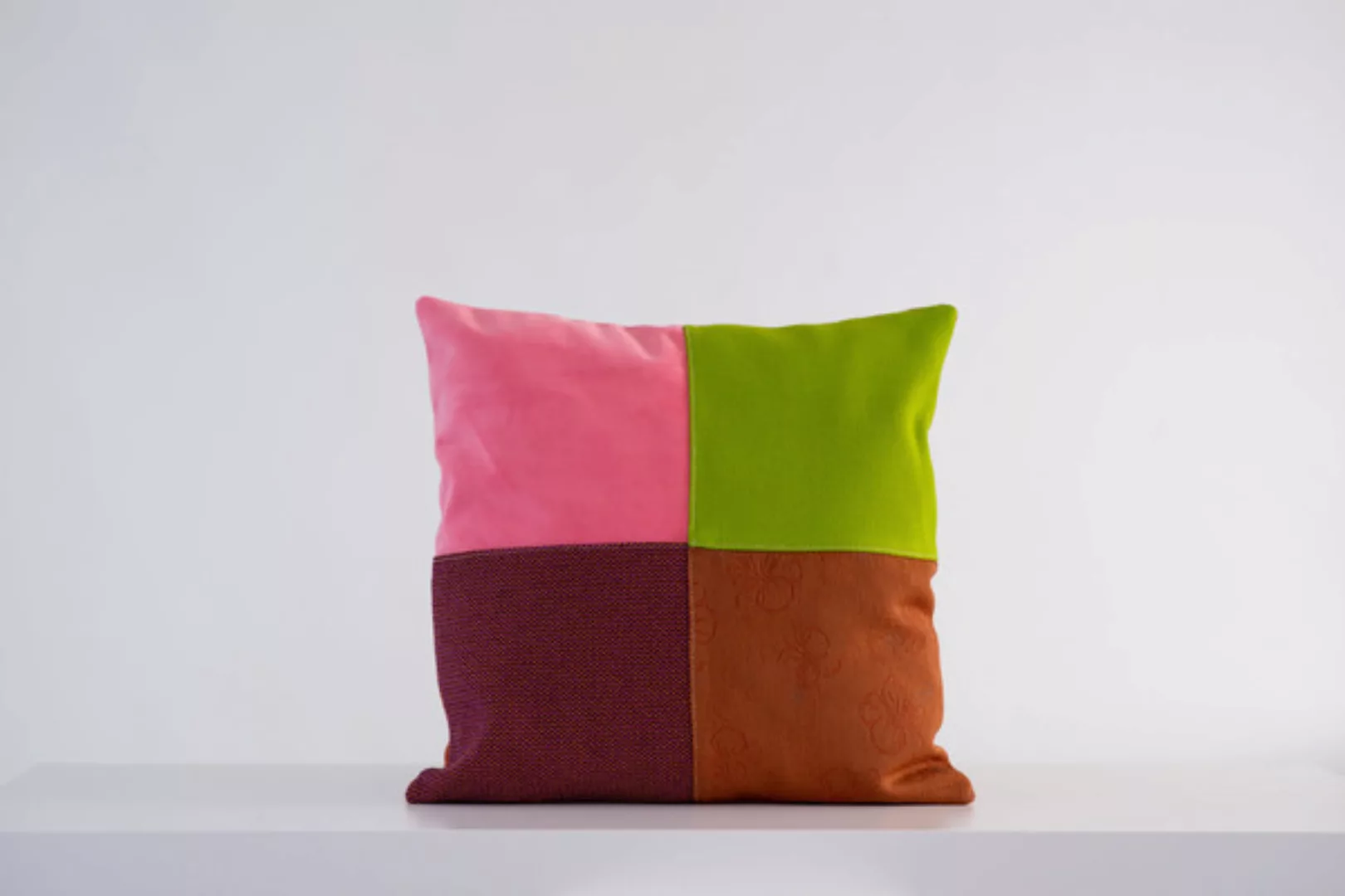 Dekokissen Alster Patchwork Verschiedene Farben günstig online kaufen