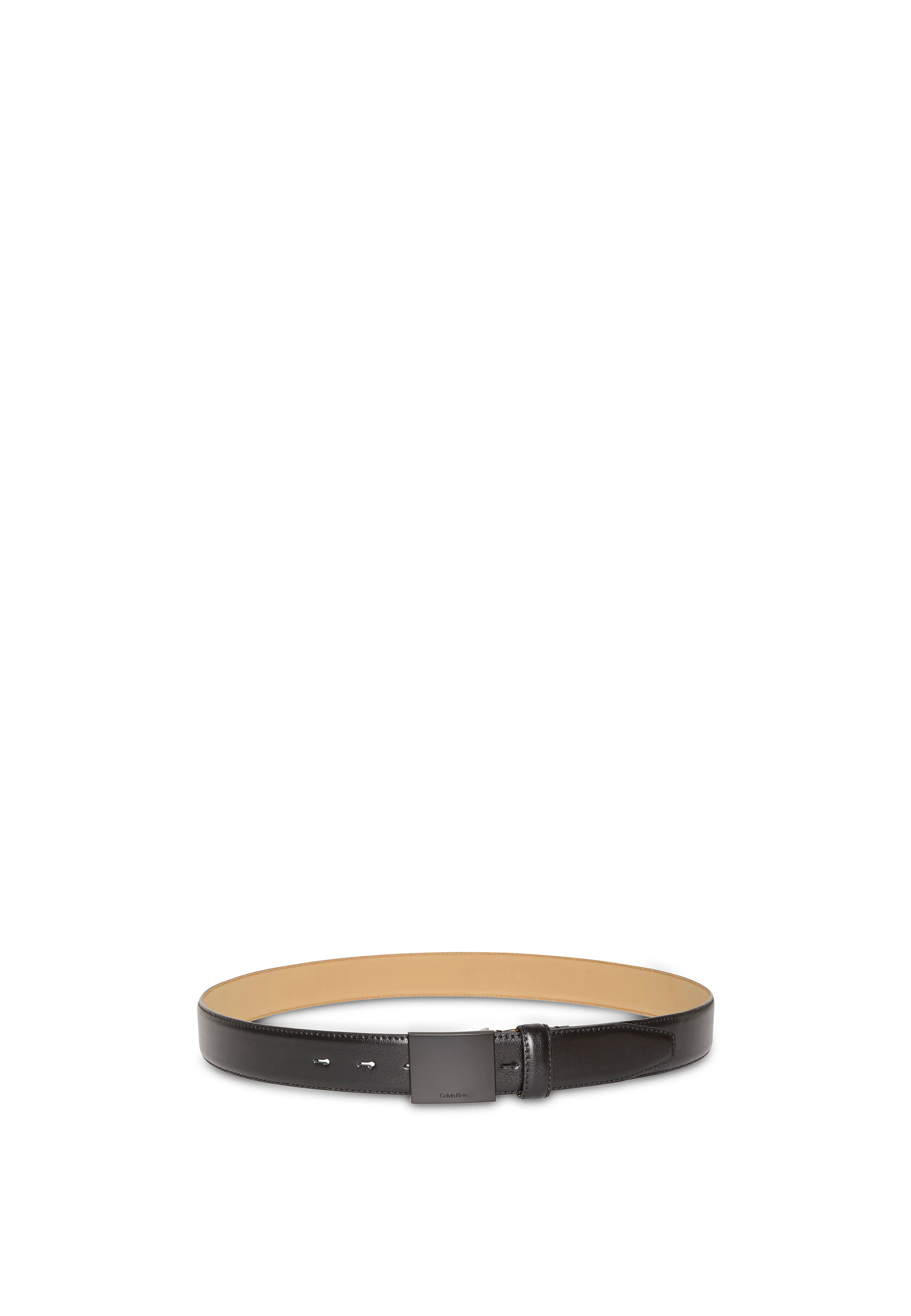 Calvin Klein Ledergürtel "TITLECASE PLAQUE BUCKLE 32MM", Größenverstellbar günstig online kaufen
