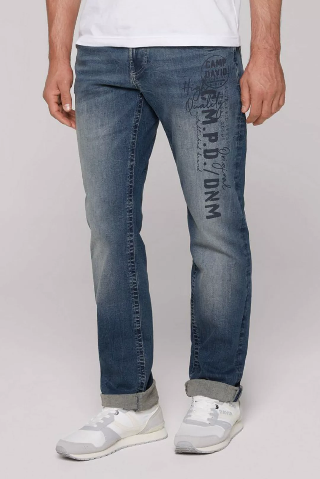 CAMP DAVID Regular-fit-Jeans, mit breiten Nähten günstig online kaufen