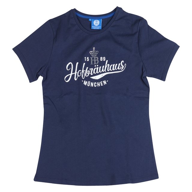 Hofbräuhaus München T-Shirt Damen, HB Strass-Krone günstig online kaufen