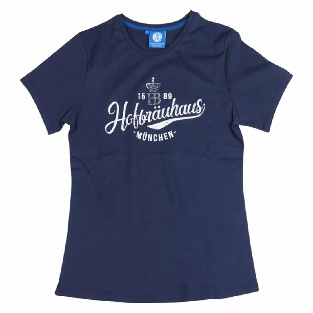 Hofbräuhaus München T-Shirt Damen, HB Strass-Krone günstig online kaufen