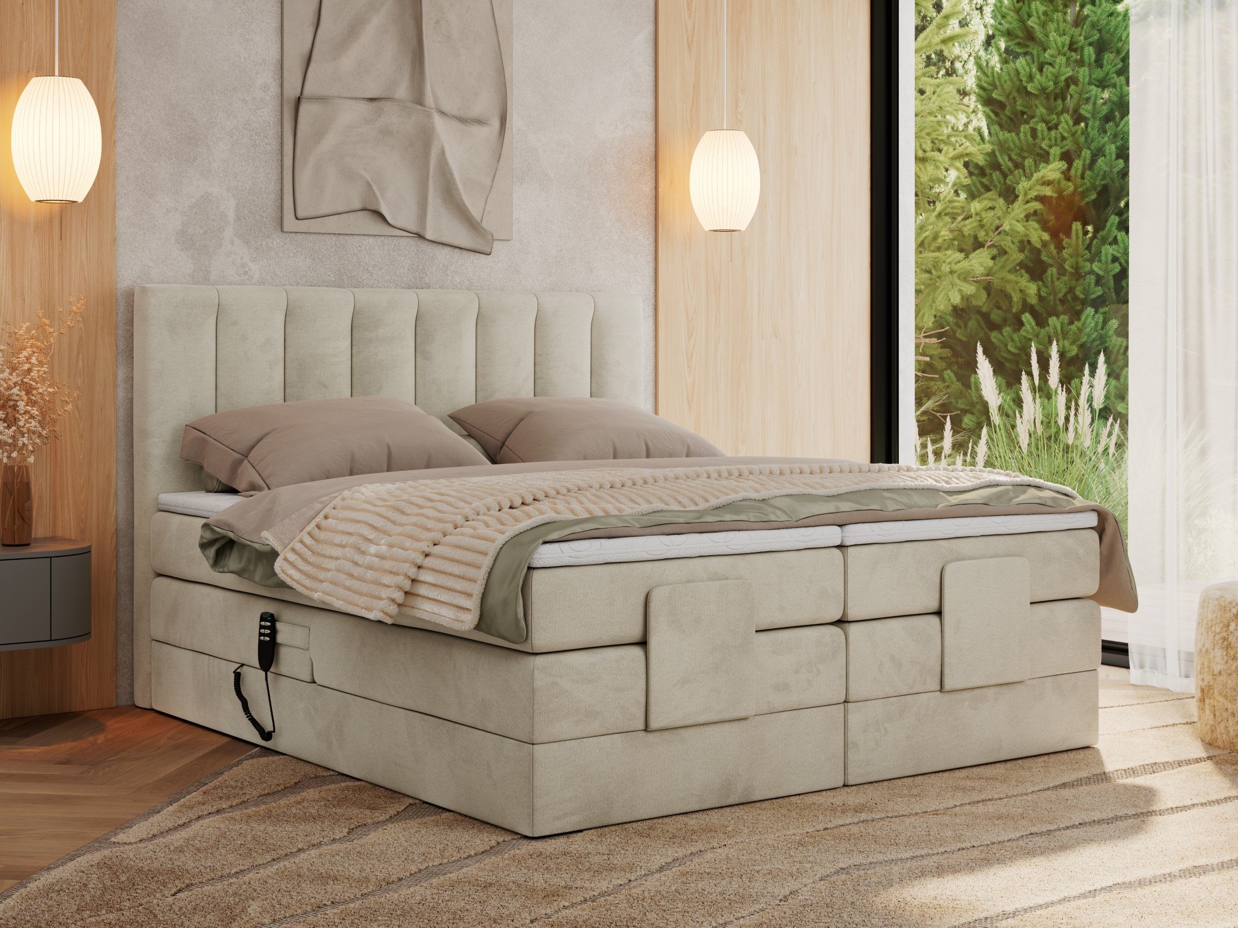MKS MÖBEL Boxspringbett COMFORTO (Set, Packung, günstig online kaufen