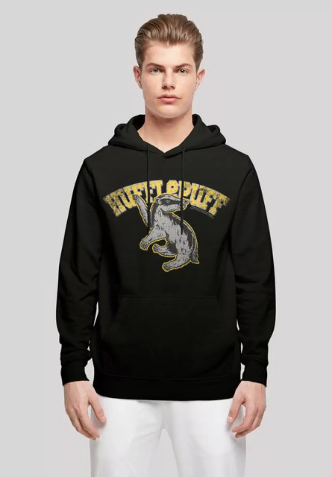 F4NT4STIC Kapuzenpullover "Harry Potter Hufflepuff Sport Emblem", Print günstig online kaufen