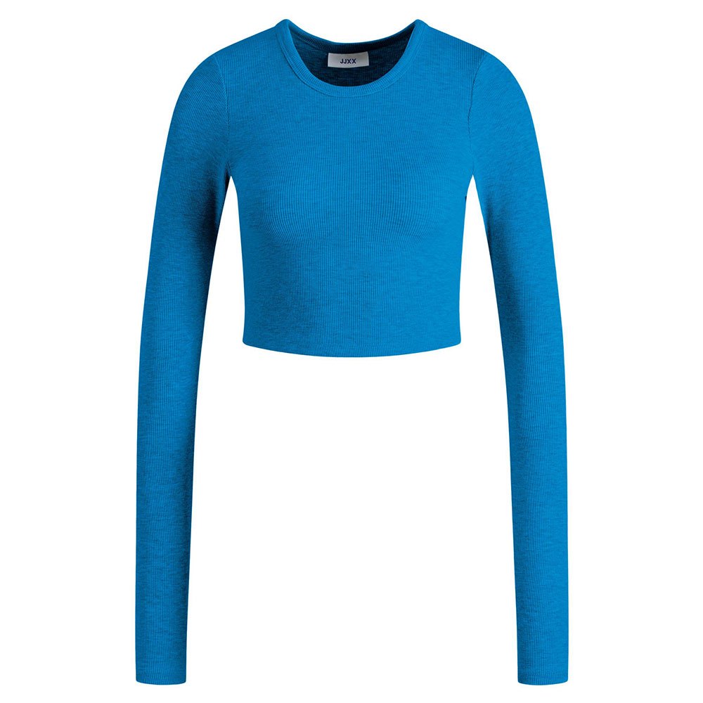 Jjxx Feline Rib Langarm T-shirt M Brilliant Blue günstig online kaufen