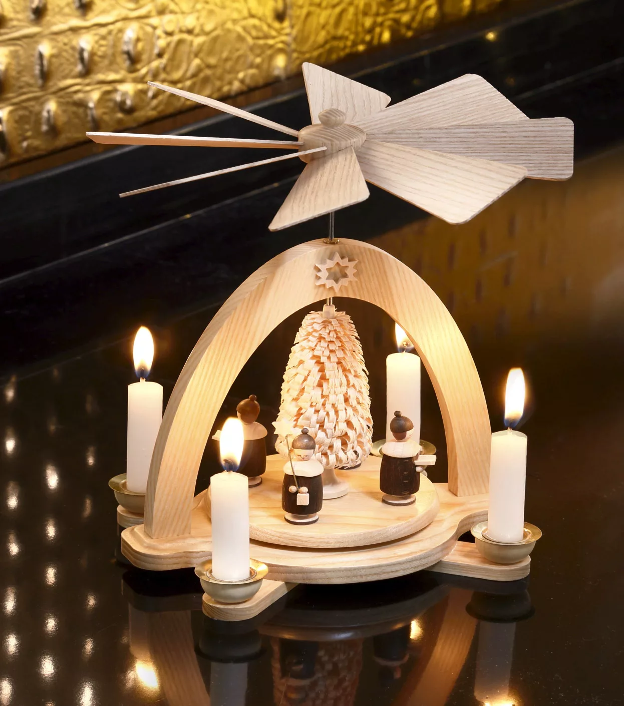 Albin Preissler Weihnachtspyramide "Weihnachtsdeko", Made in Germany günstig online kaufen