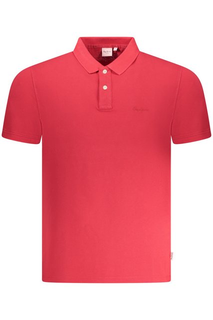 Pepe Jeans Poloshirt Rotes Herren-Polohemd aus Bio-Baumwolle mit günstig online kaufen