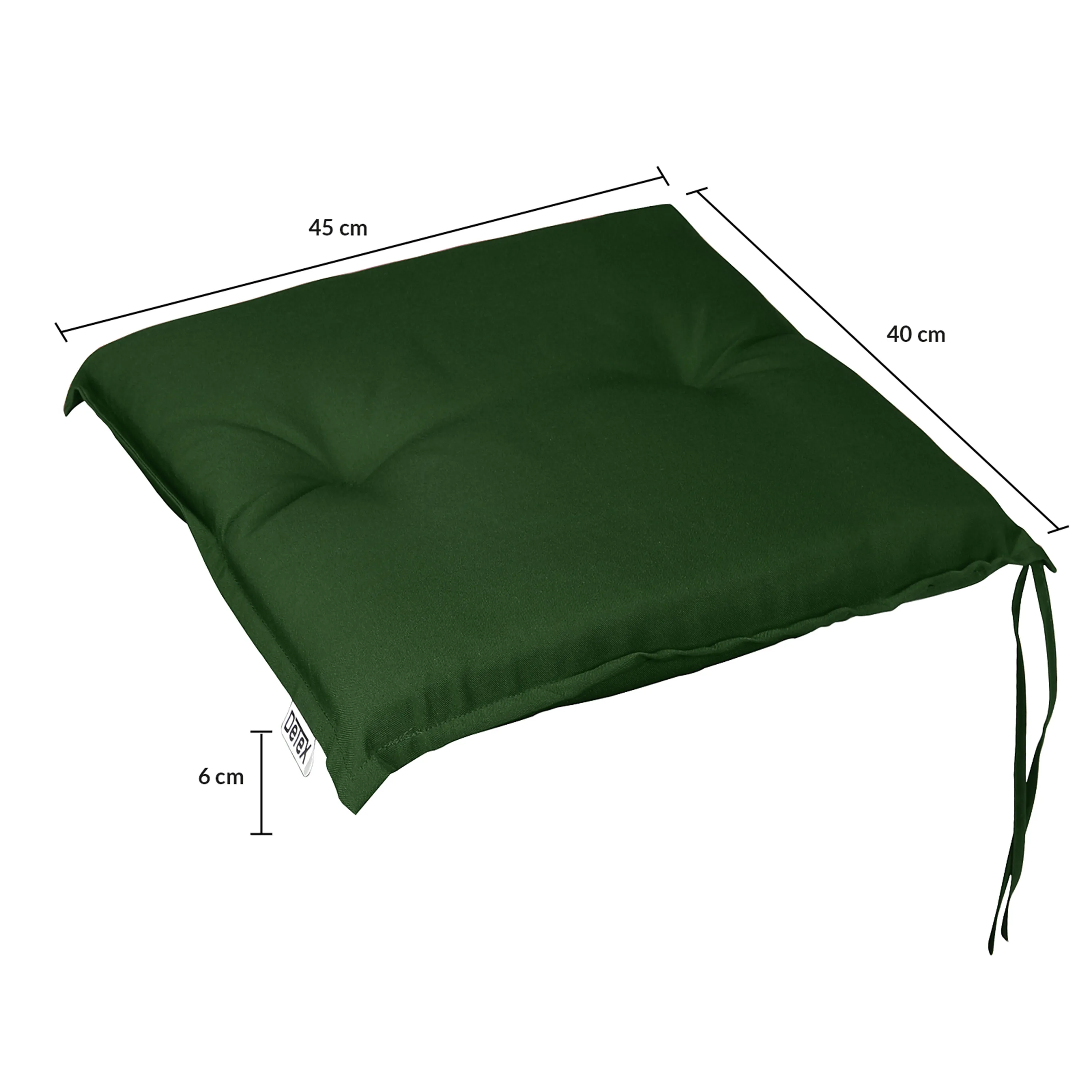 Sitzkissen 4er-Set Sydney Grün 45x40x6cm günstig online kaufen