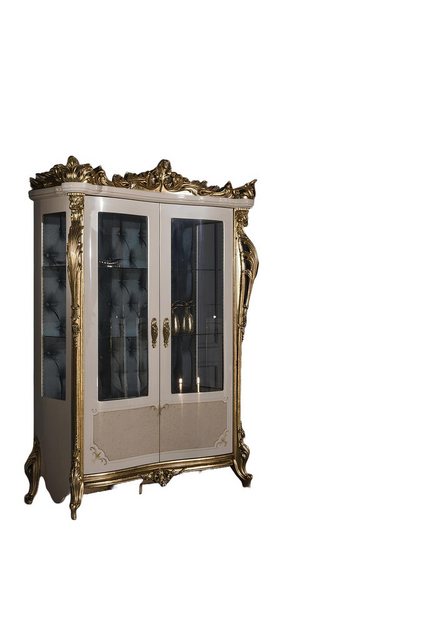 JVmoebel Vitrine Vitrine Beige Design Elegantes Schön Esszimmer Modern Luxu günstig online kaufen