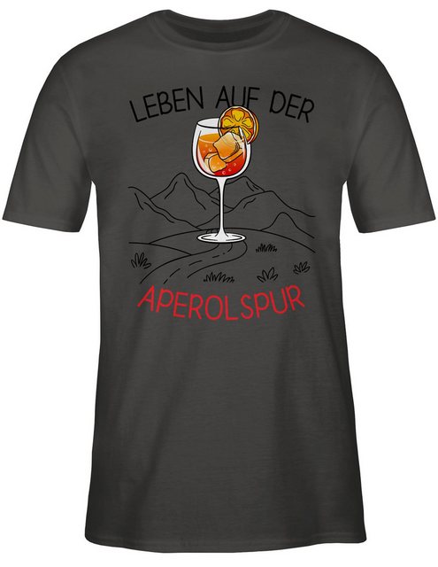 Shirtracer T-Shirt Leben auf der Aperolspur, Aperolaf, Aperol Geschenk Part günstig online kaufen