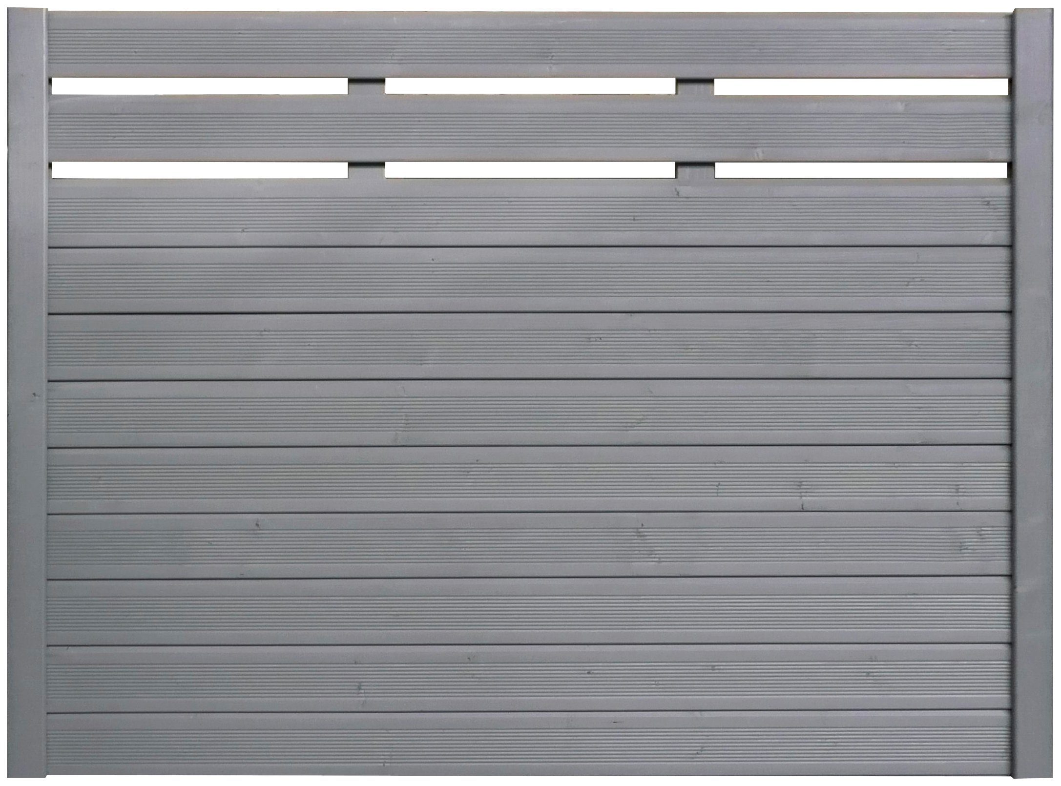Sichtschutzzaun-Element Typ 139 180 cm x 135 cm Basaltgrau günstig online kaufen