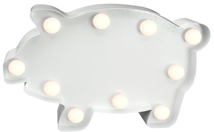 MARQUEE LIGHTS LED Dekolicht »Pig«, 10 flammig-flammig, Wandlampe, Tischlam günstig online kaufen
