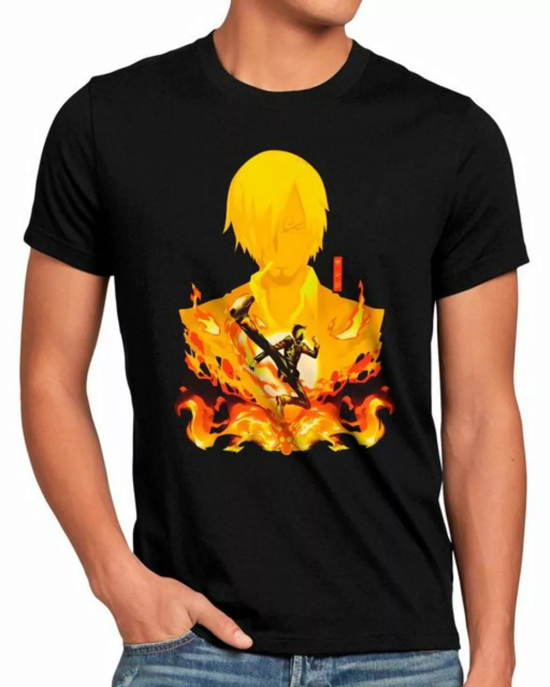 style3 T-Shirt Vinsmoke one piece japan anime luffy manga ruffy günstig online kaufen