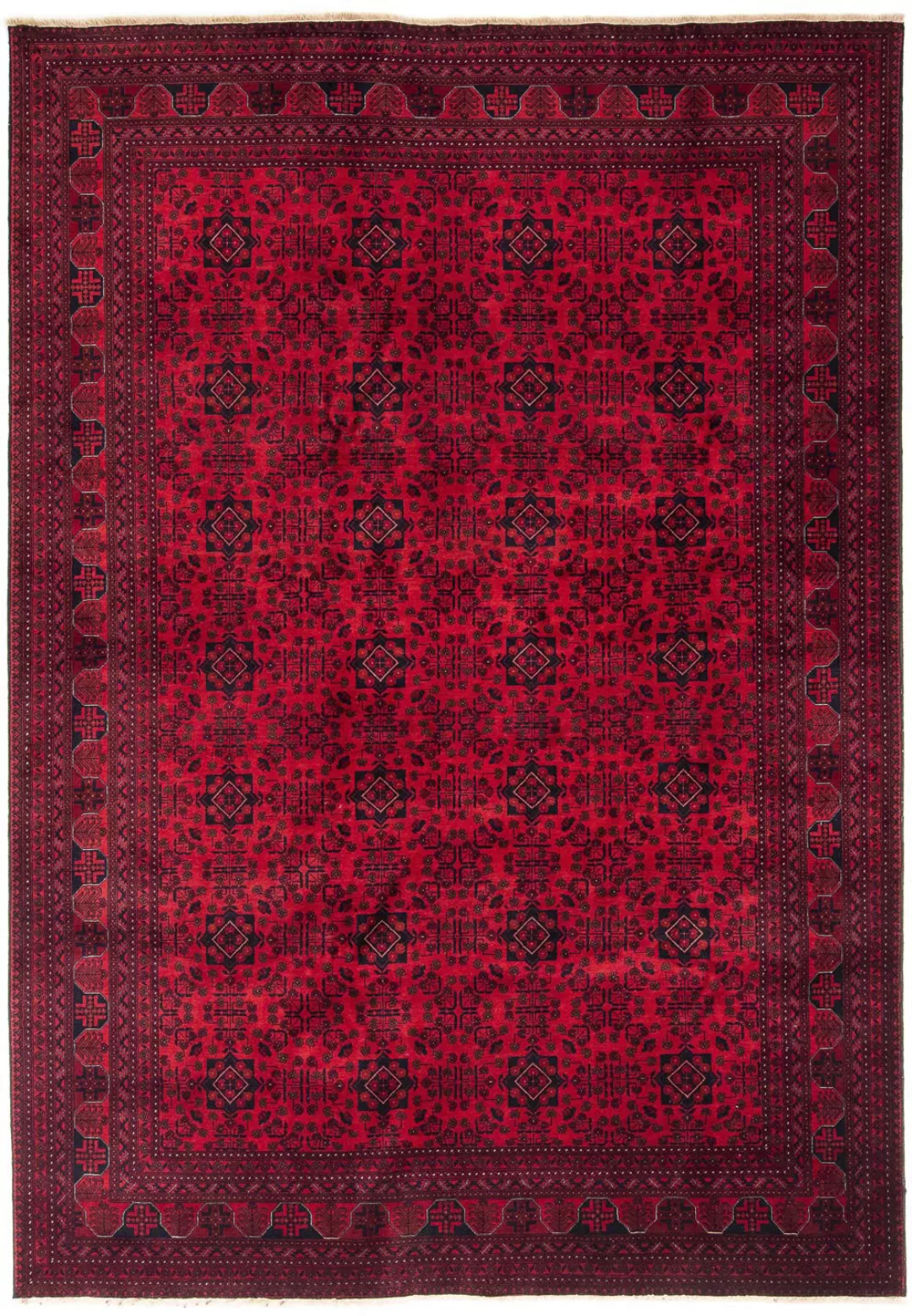 morgenland Orientteppich »Afghan - 287 x 202 cm - dunkelrot«, rechteckig, W günstig online kaufen