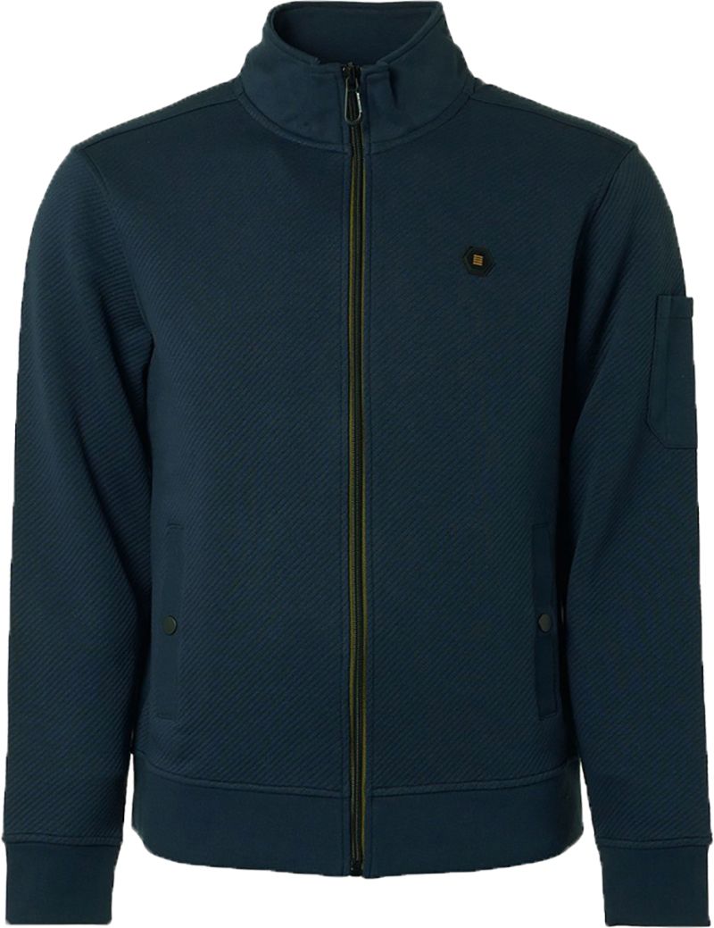 No Excess-Strickjacke Jacquard Navy - Größe XXL günstig online kaufen