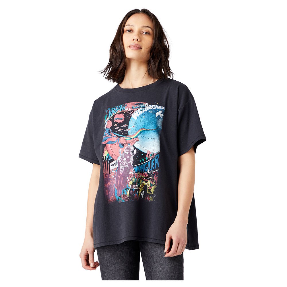 Wrangler Oversized Kurzärmeliges T-shirt S Wornblack günstig online kaufen