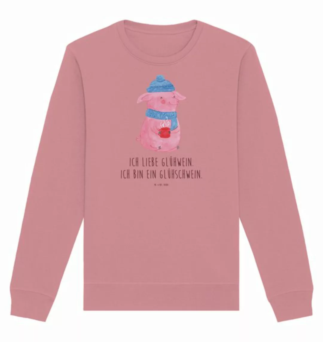 Mr. & Mrs. Panda Longpullover Größe M Schwein Glühwein - Canyon Pink - Gesc günstig online kaufen