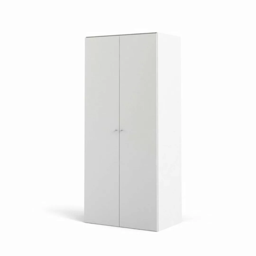 ebuy24 Kleiderschrank Saskia Kleiderschrank 2 Türen weiss. günstig online kaufen