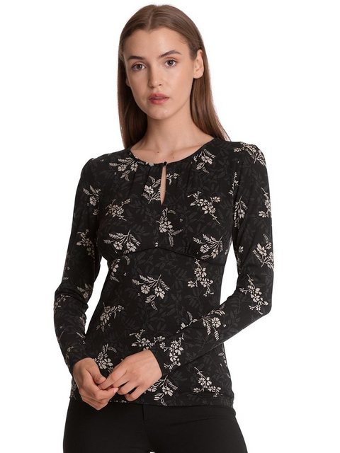 Vive Maria Reverie Flower Damen Langarmshirt schwarz allover günstig online kaufen