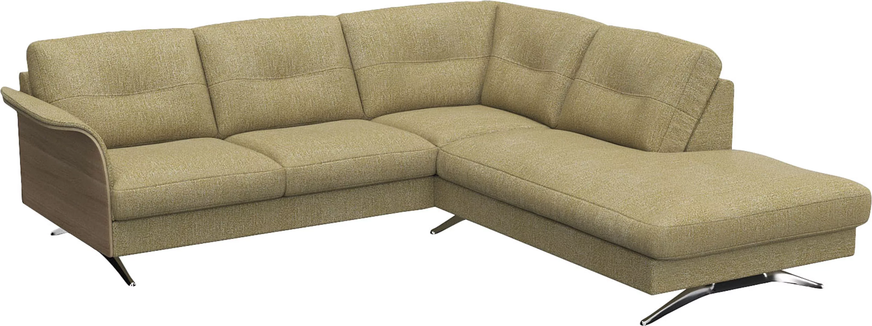 FLEXLUX Ecksofa »Glow, super bequem durch hochwertigem Sitzaufbau mit Feder günstig online kaufen