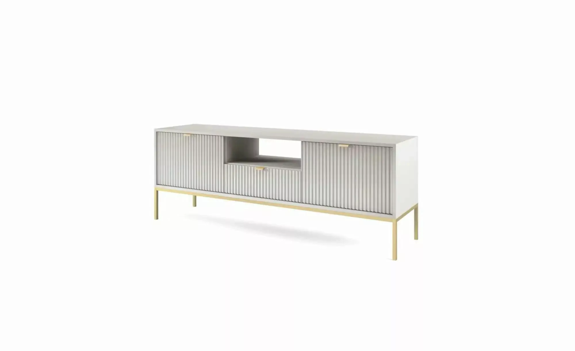 Lowboard Nova ¦ grau ¦ Maße (cm): B: 154 H: 56 Kommoden & Sideboards > Low günstig online kaufen