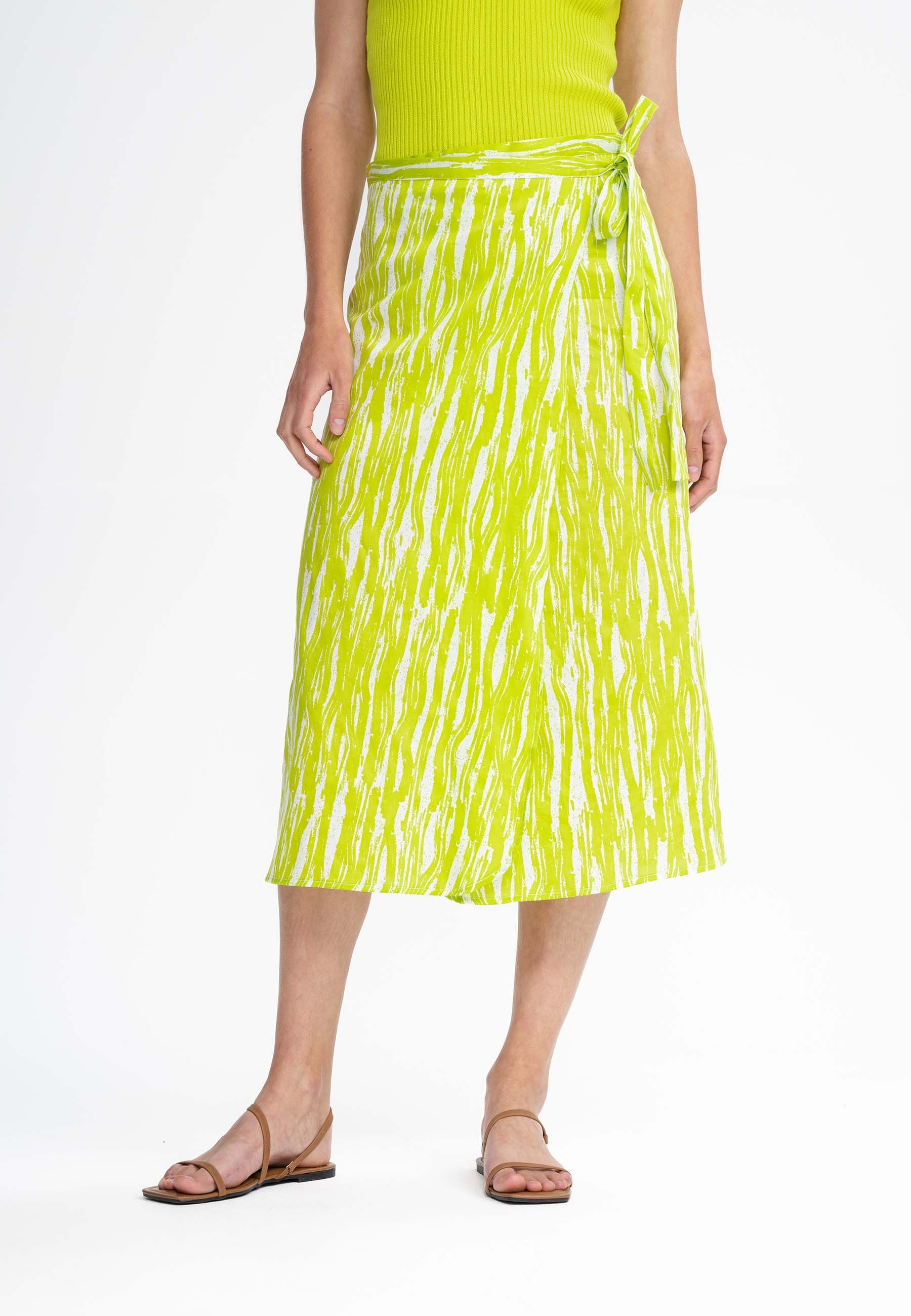 MELA Jerseyrock Damen Midi Wickelrock RUCHIKA günstig online kaufen